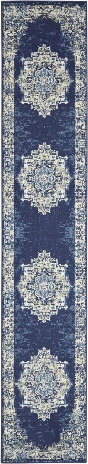 Grafix Grf14 Navy Blue Rug