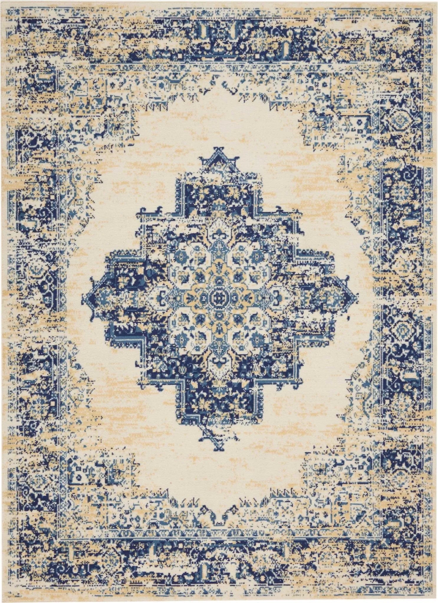 Grafix GRF14 White Rug