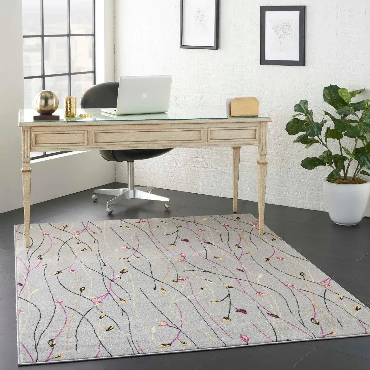Grafix Grf15 Grey Rug