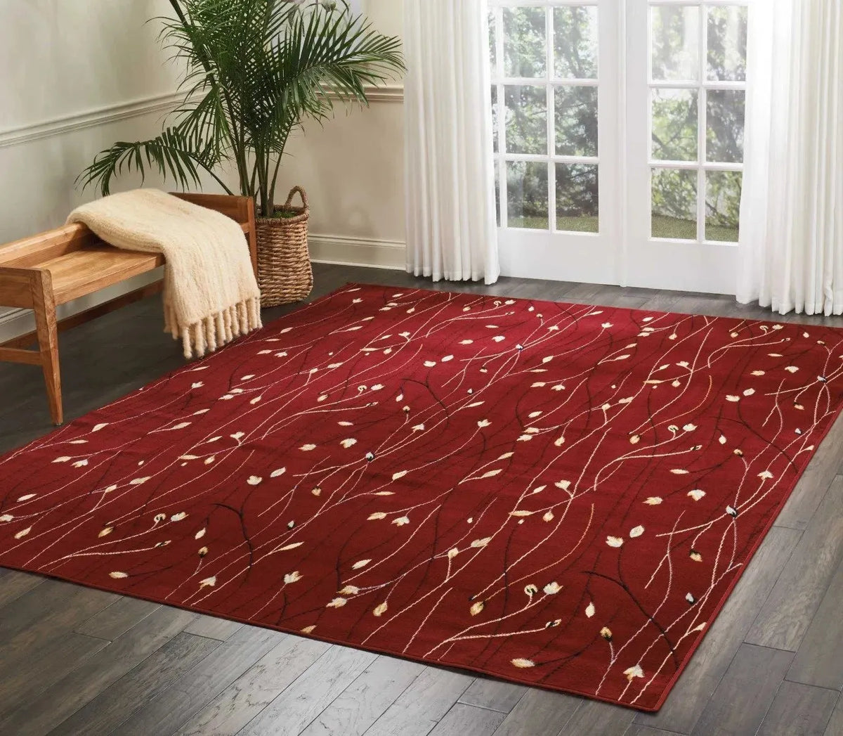 Grafix Grf15 Red Rug