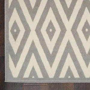 Grafix GRF18 White/Grey Rug