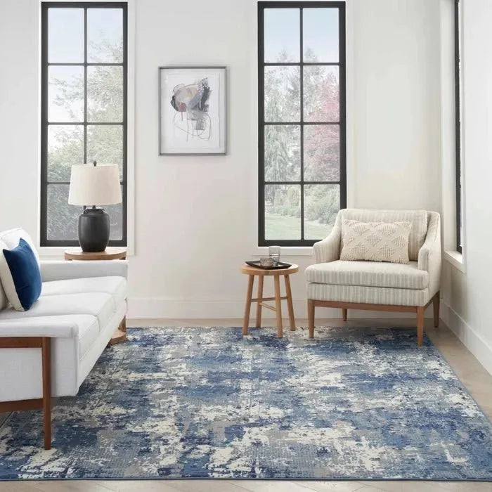 Grafix GRF38 Navy/Blue Area Rug