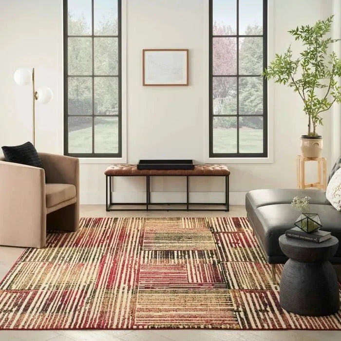 Grafix GRF42 Brick/Multi Area Rug