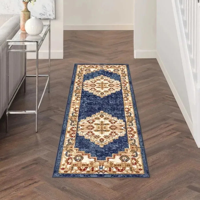 Grafix GRF43 Navy/Gold Area Rug