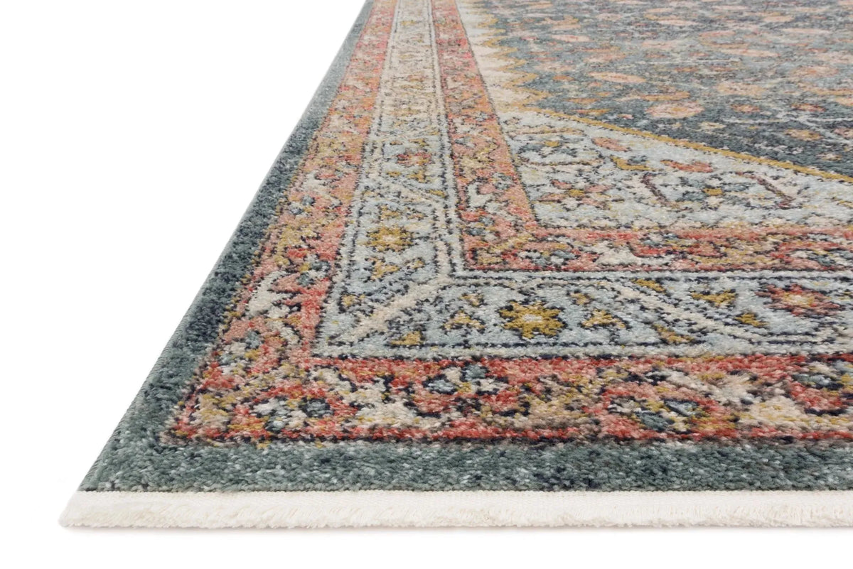 Graham by Magnolia Home GRA-01 Blue/Persimmon Rug