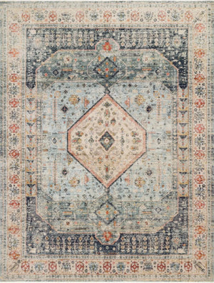 Graham by Magnolia Home GRA-03 Blue/Ant. Ivory Rug