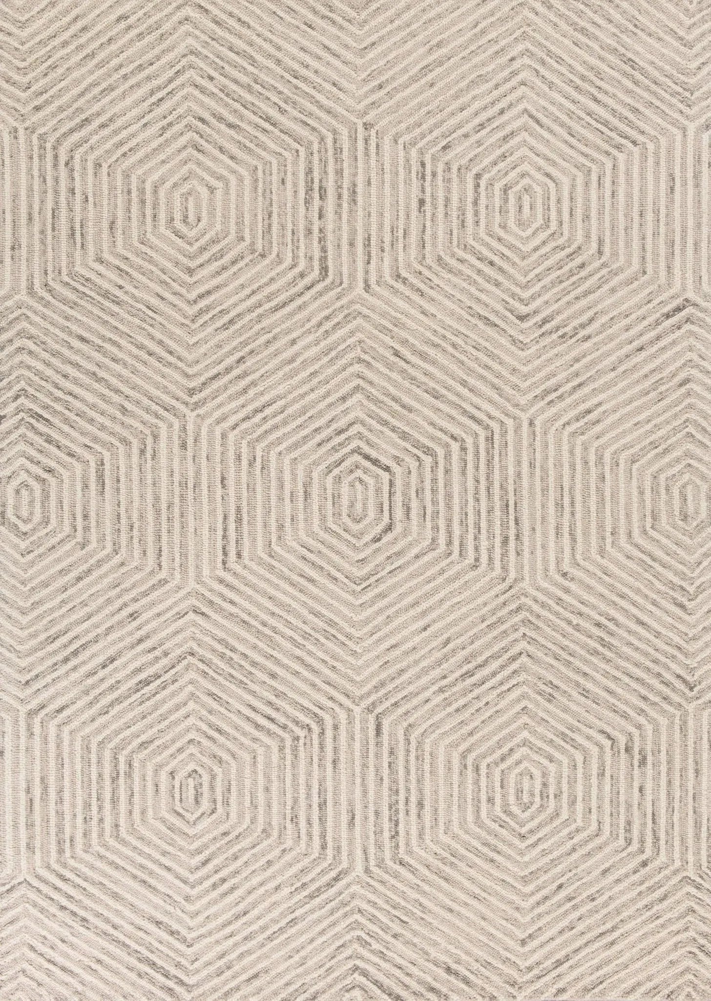 Gramercy 1607 Honeycomb Ivory Rug
