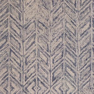 Gramercy 1611 Heather Herringbone Blue Rug