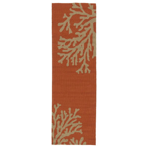 Grant I-O Gd01 Bough Out Orange/Taupe Rug