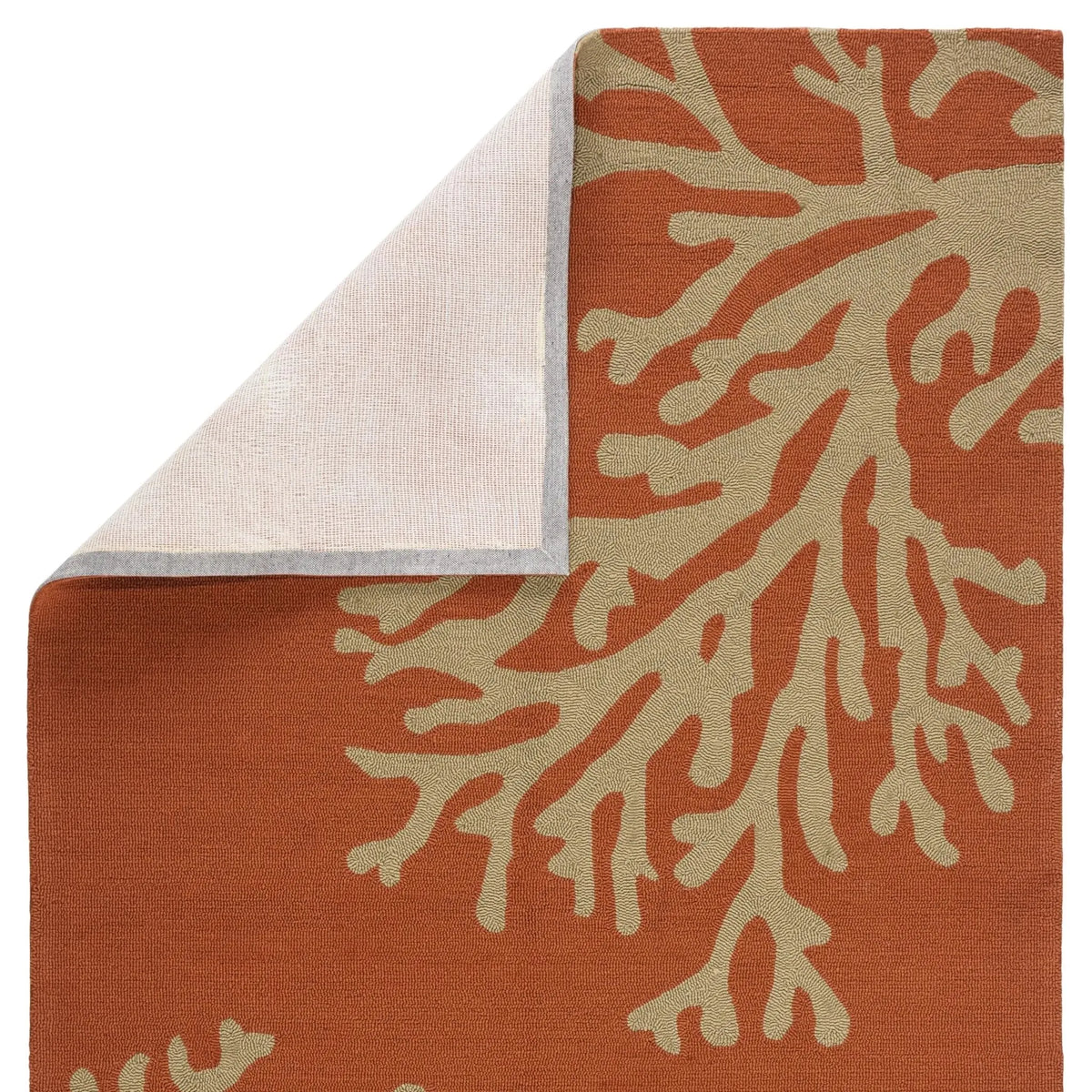 Grant I-O Gd01 Bough Out Orange/Taupe Rug