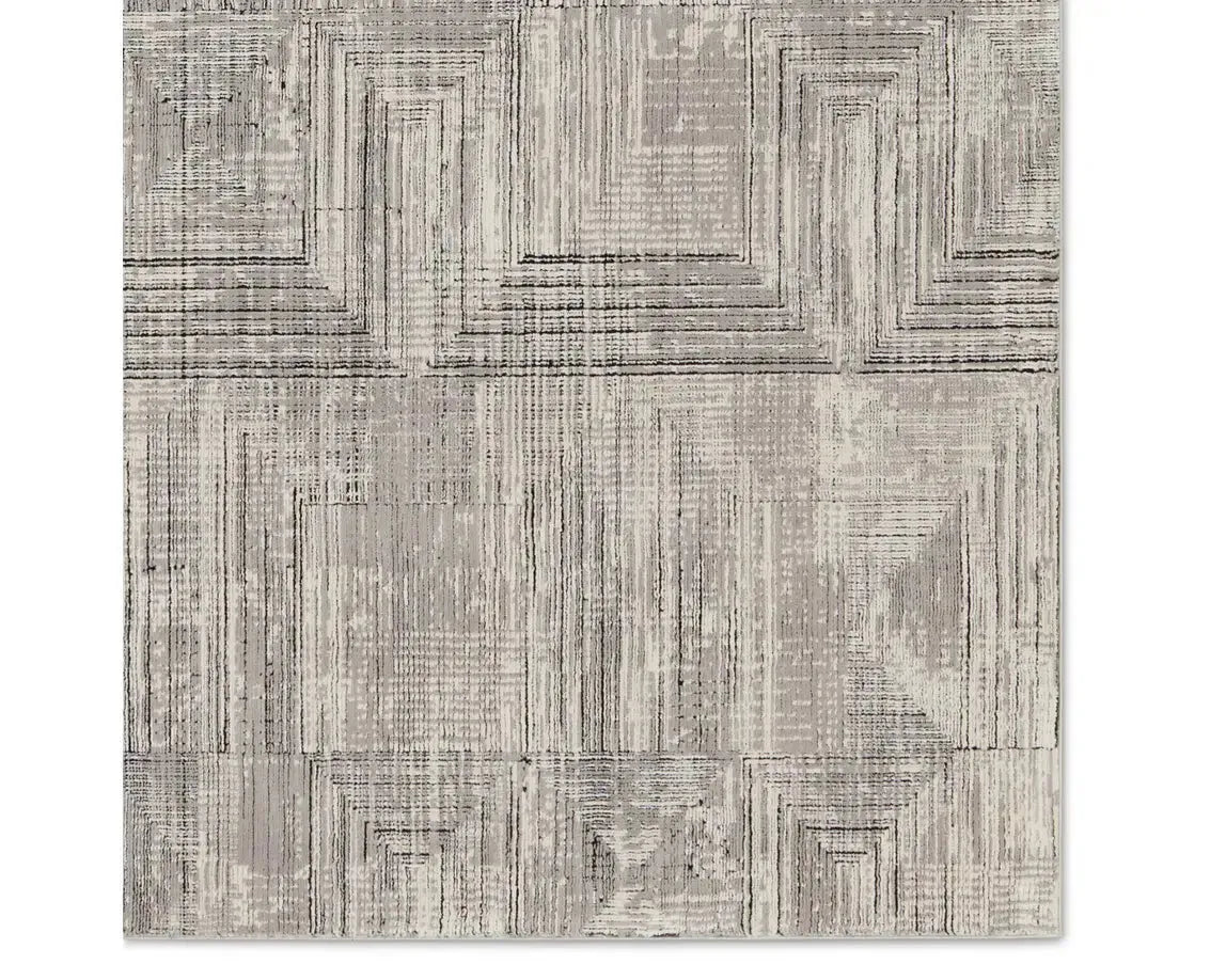 Graphite GRA03 Grey/Black Rug