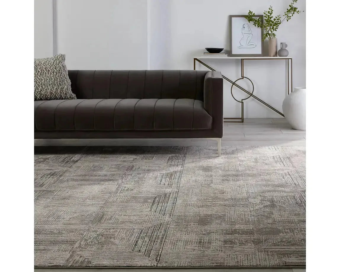 Graphite GRA03 Grey/Black Rug
