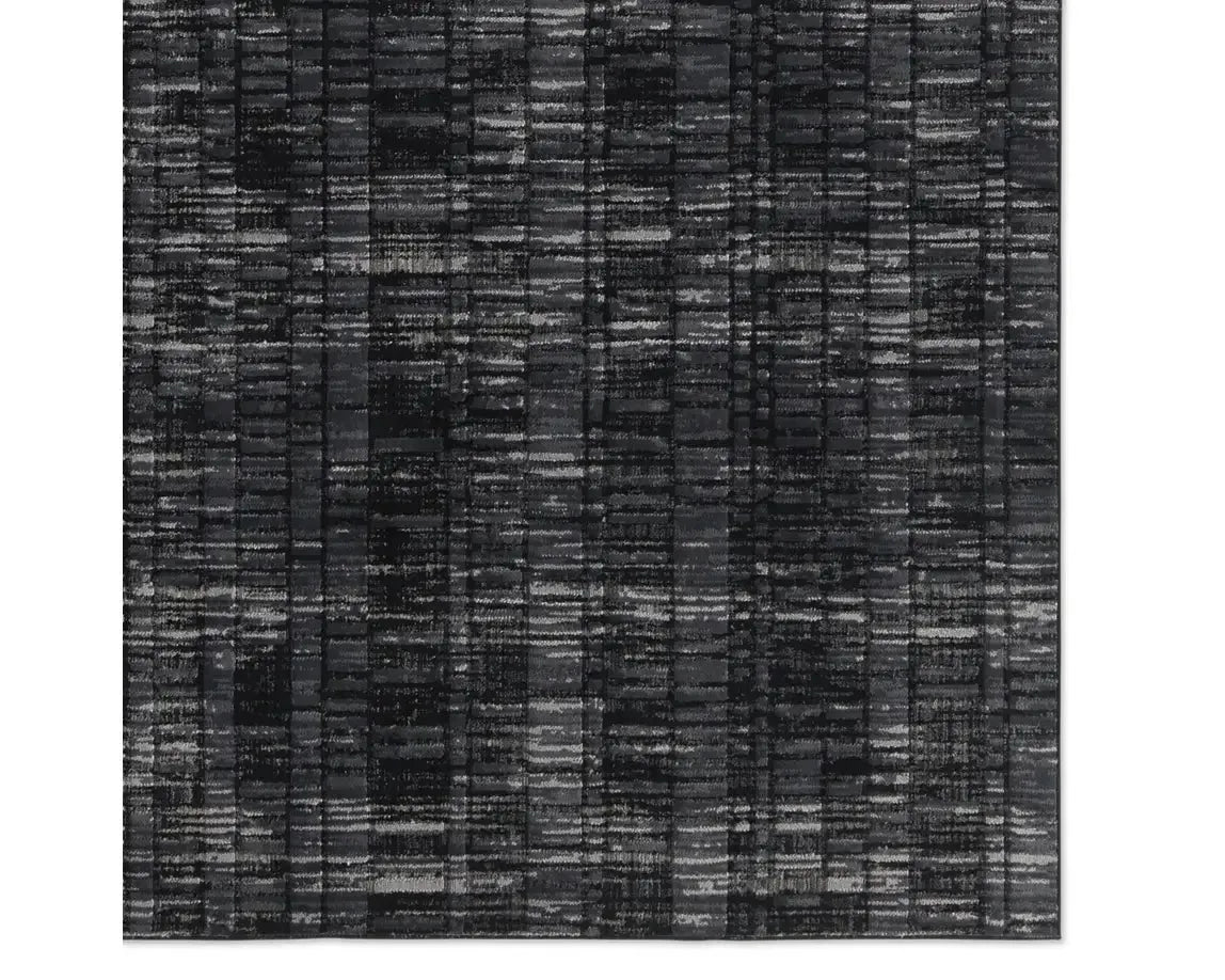 Graphite GRA05 Black/Grey Rug