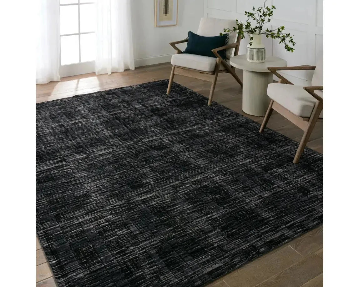 Graphite GRA05 Black/Grey Rug