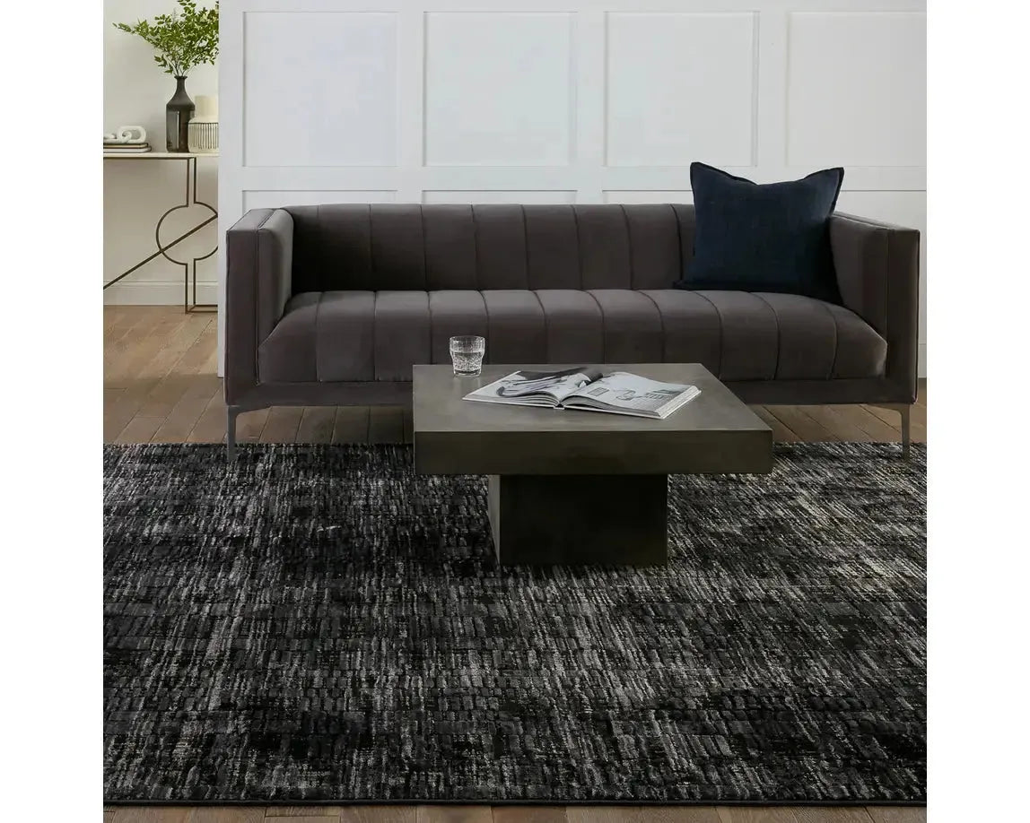 Graphite GRA05 Black/Grey Rug