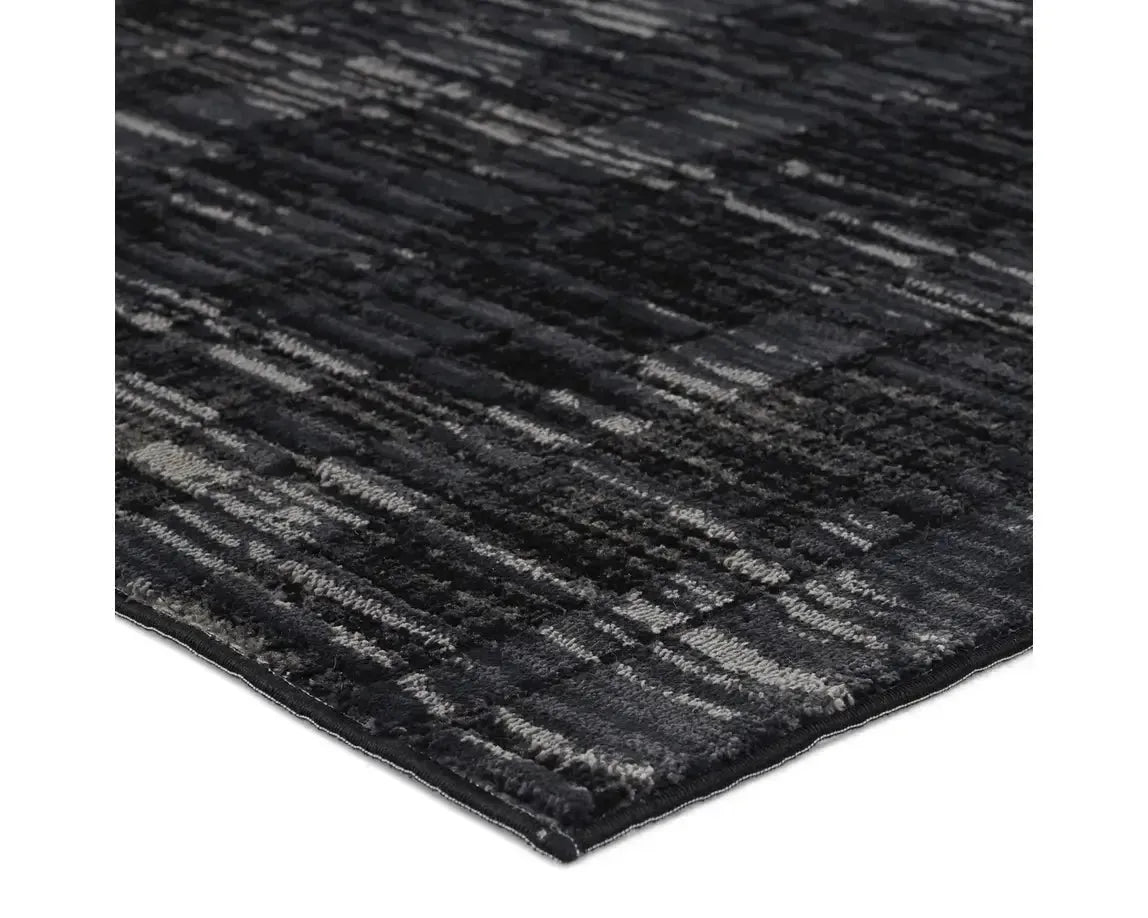 Graphite GRA05 Black/Grey Rug
