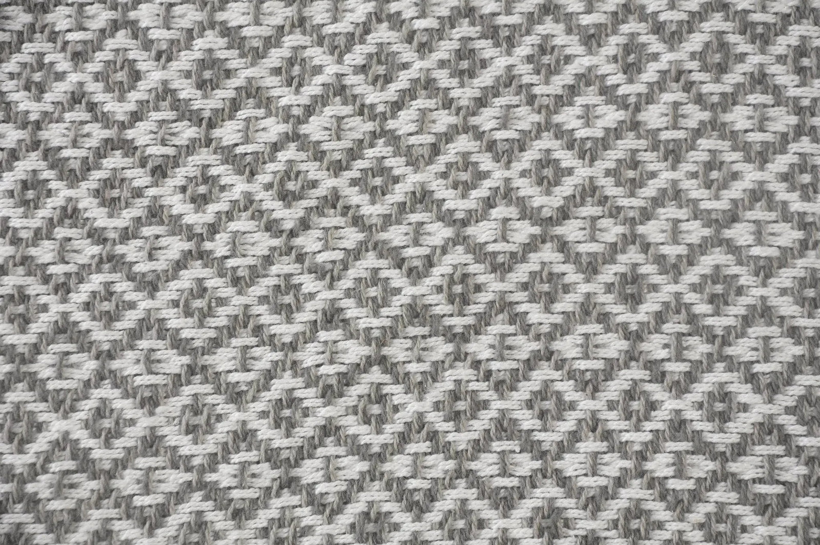 Gray and Ivory Diamonds Fringe  LR80180 Throw Blanket
