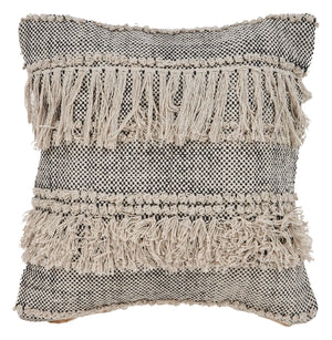Gray Over tufted Farmhouse LR07319 Throw Pillow