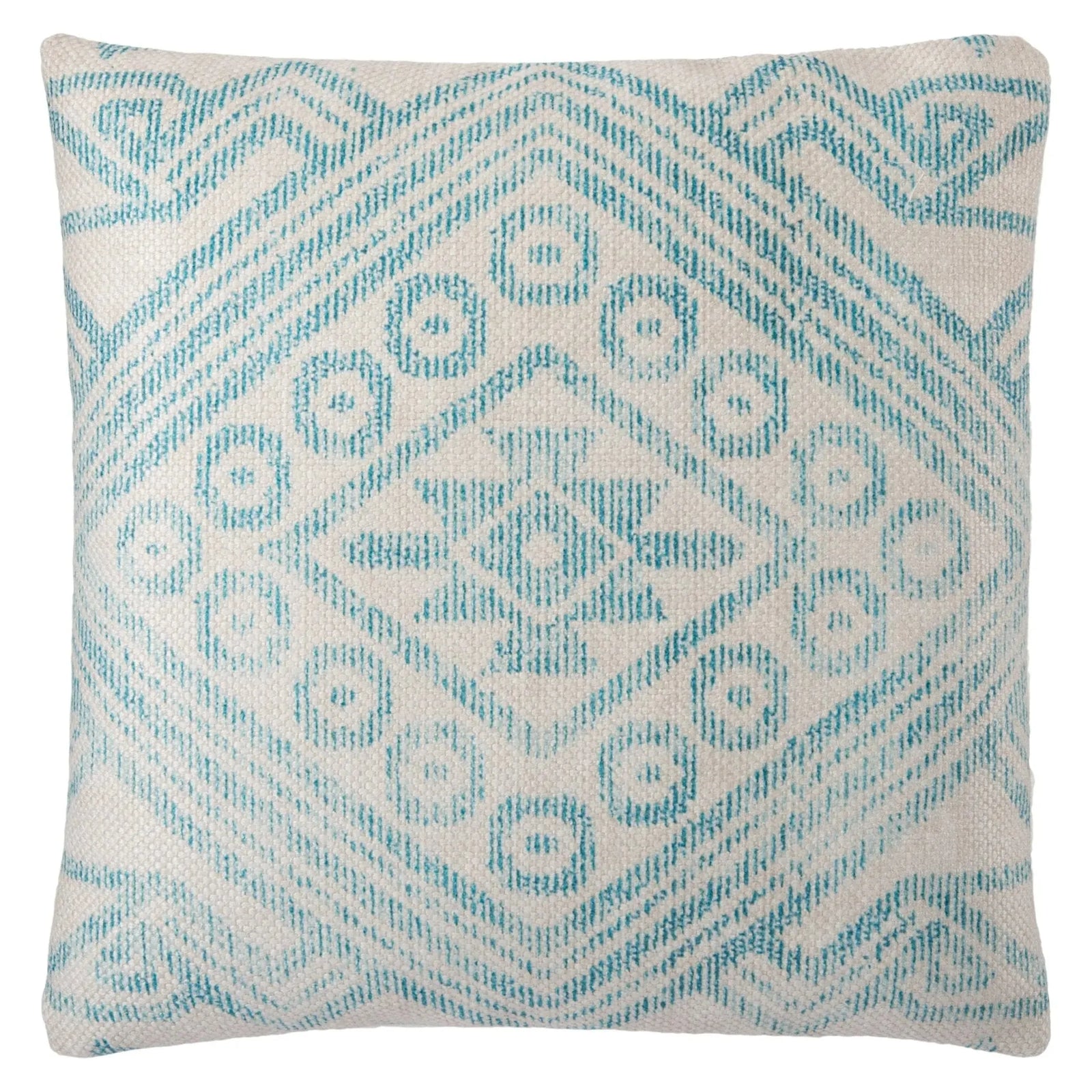 Groove By Nikki Chu Grn04 Malae Turquoise/Cream Pillow