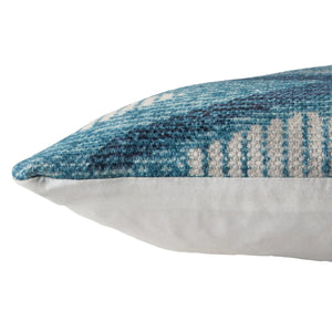 Groove By Nikki Chu Grn06 Sadler Blue/White Pillow