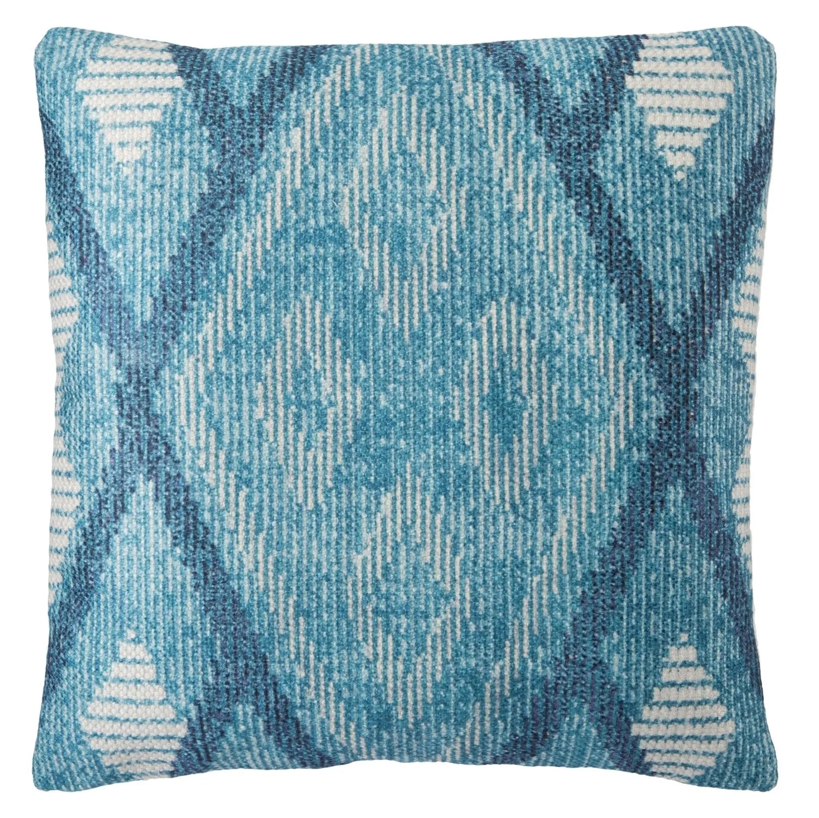 Groove By Nikki Chu Grn06 Sadler Blue/White Pillow