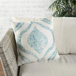 Groove By Nikki Chu Grn07 Cymbal Teal/Cream Pillow