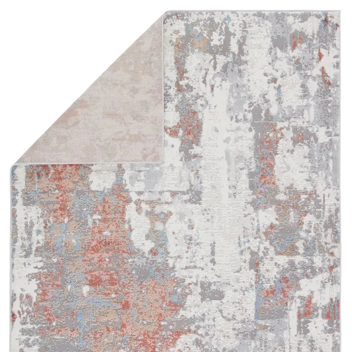 Grotto GRO01 Grey/Red Rug