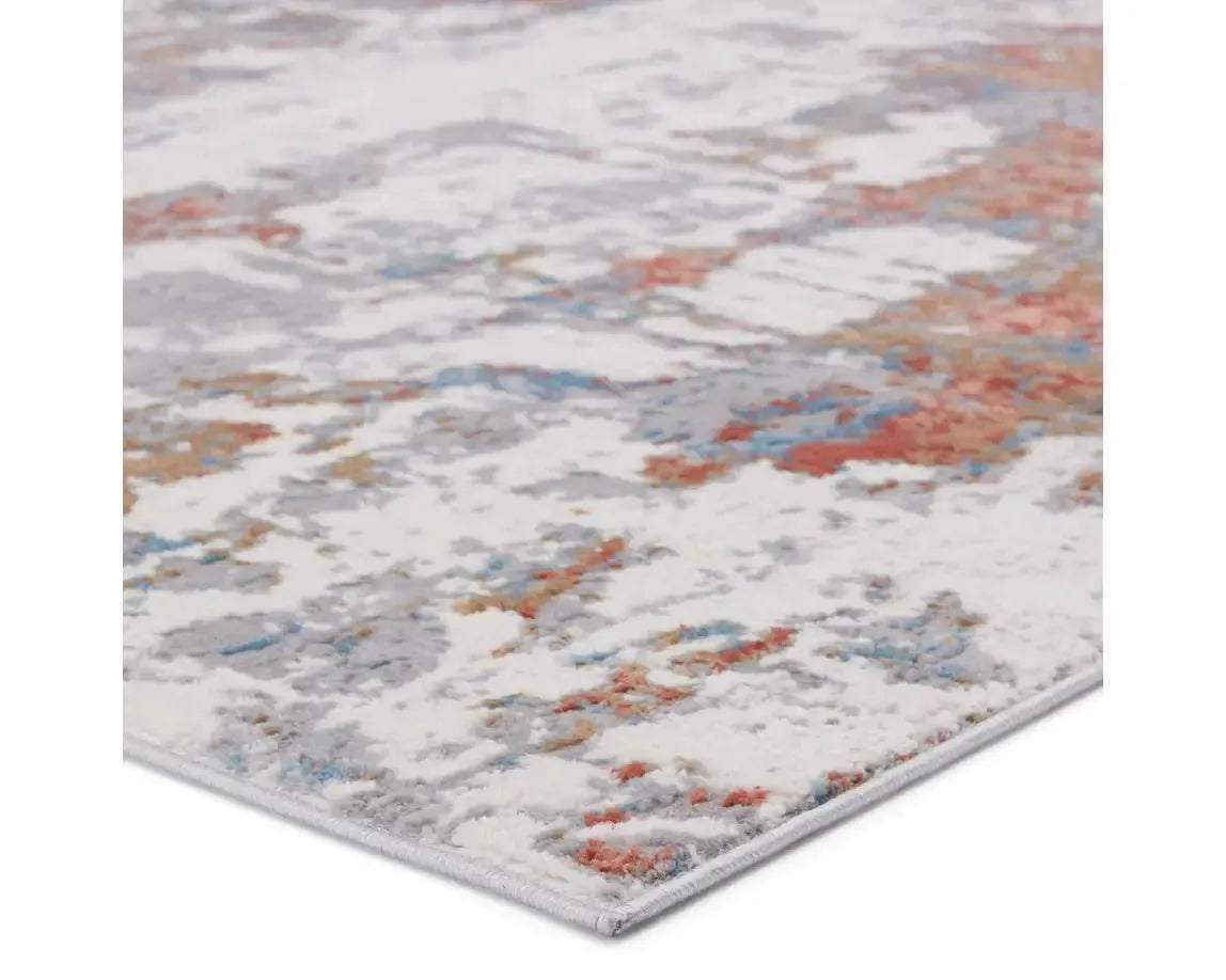 Grotto GRO01 Grey/Red Rug