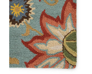 Hacienda HAC09 Zamora Light Turquoise Rug