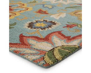 Hacienda HAC09 Zamora Light Turquoise Rug