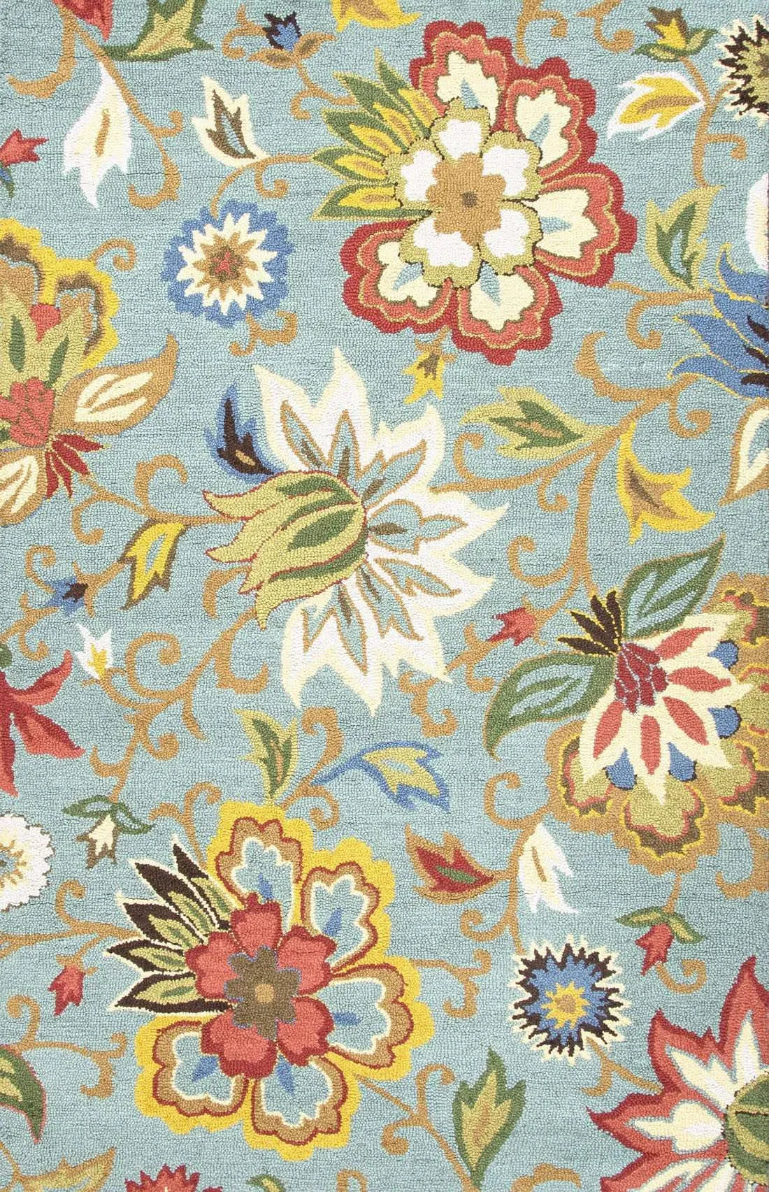 Hacienda HAC09 Zamora Light Turquoise Rug