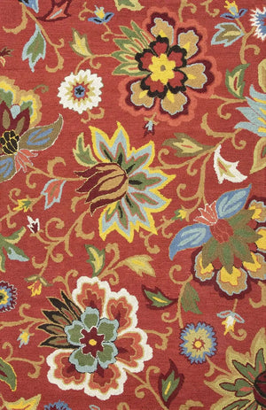 Hacienda HAC11 Zamora Velvet Red Rug