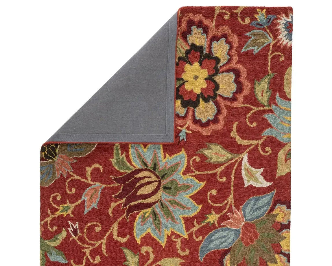 Hacienda HAC11 Zamora Velvet Red Rug