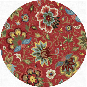 Hacienda HAC11 Zamora Velvet Red Rug