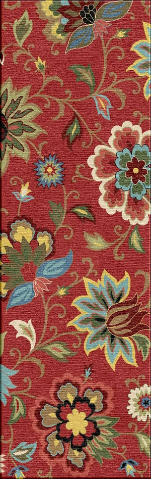 Hacienda HAC11 Zamora Velvet Red Rug