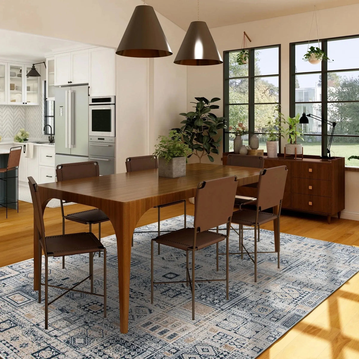 Hamilton HAM-7 Navy/Gold Rug