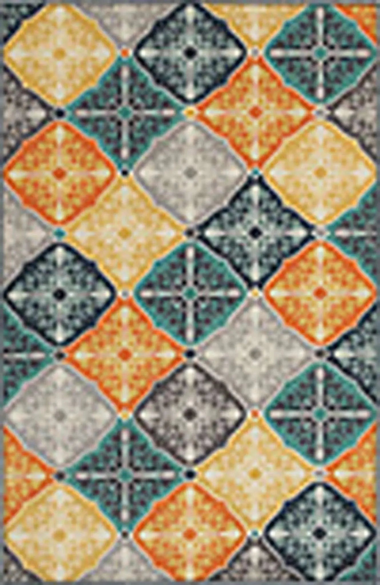 Hampton 2063X Multi / Blue Rug