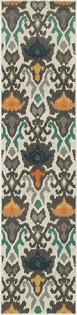 Hampton 530W Ivory/ Multi Rug