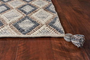 Hang Ten Malibu 850 Newport Beach Slate Beige Rug