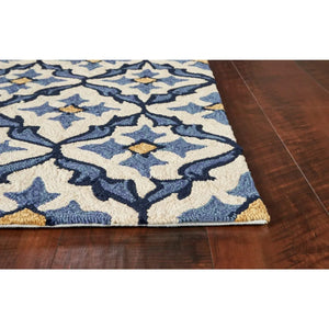 Harbor 4210 Mosaic Ivory/Blue Rug