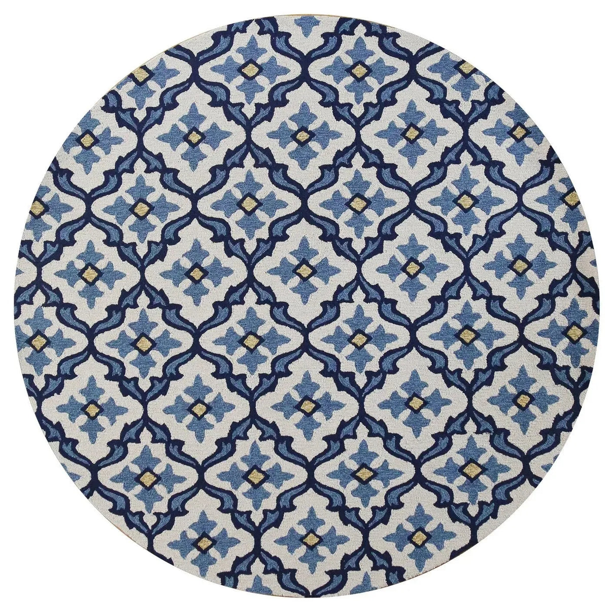 Harbor 4210 Mosaic Ivory/Blue Rug