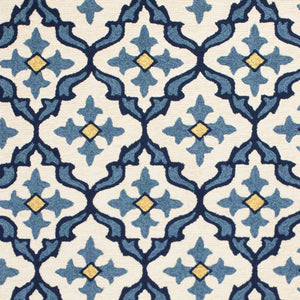 Harbor 4210 Mosaic Ivory/Blue Rug