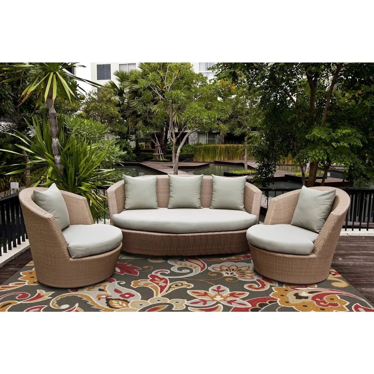 Harbor 4213 Flora Taupe Rug