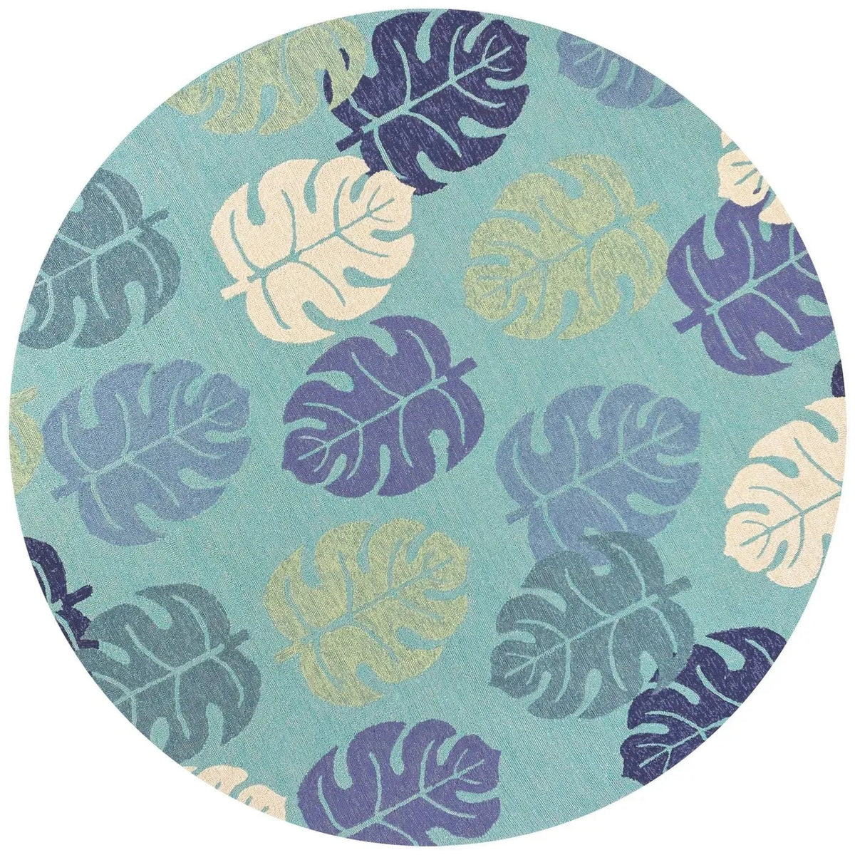 Harbor 4228 Palms Turquoise Rug