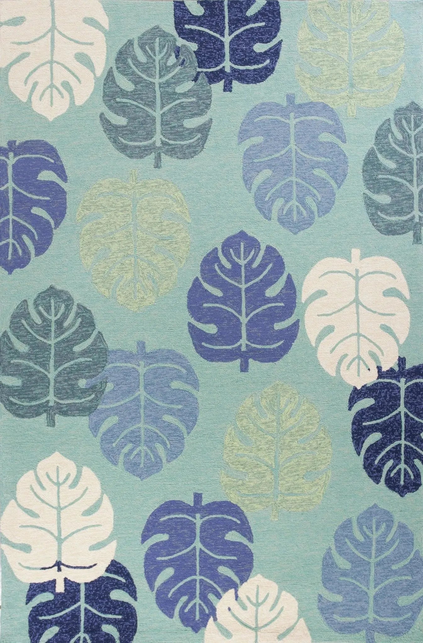 Harbor 4228 Palms Turquoise Rug