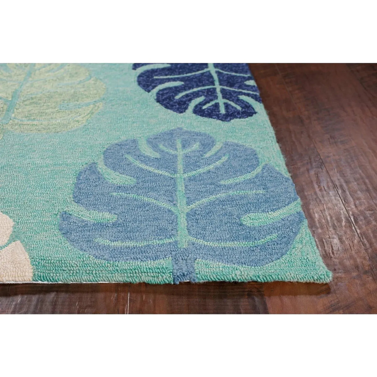 Harbor 4228 Palms Turquoise Rug