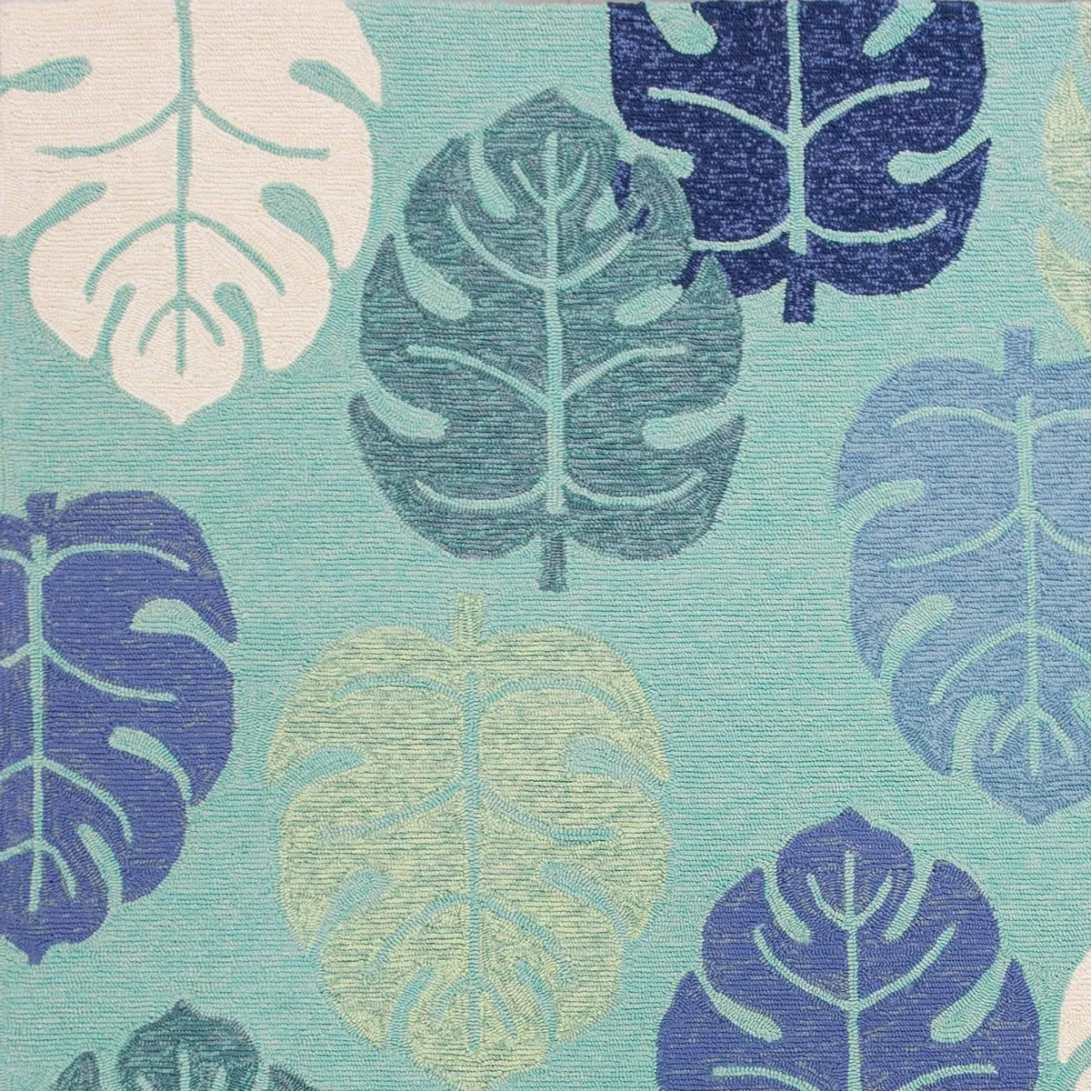 Harbor 4228 Palms Turquoise Rug