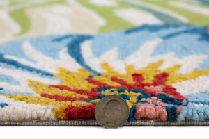 Harbor 4249 Ivory Tropical Rug