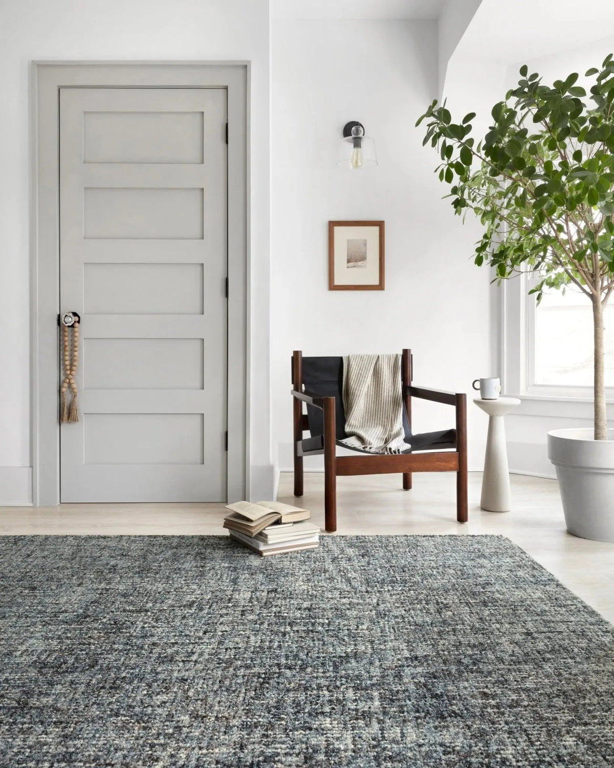 Harlow HLO-01 Denim / Charcoal Rug