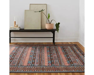 Harman HBL01 Terracotta/Charcoal Rug